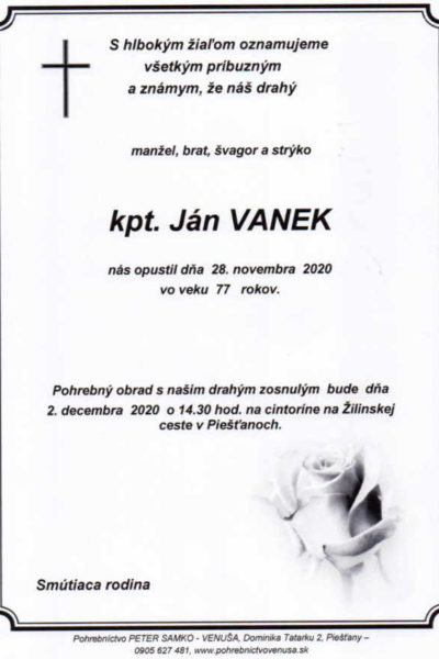 Ján Vanek