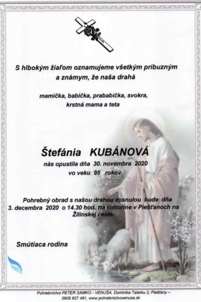 Štefánia Kubánová