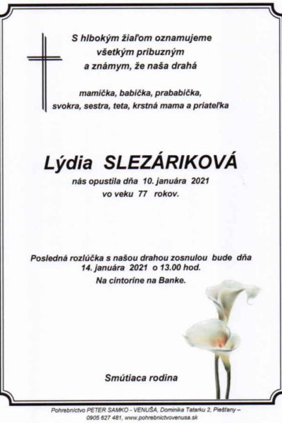 Slezáriková