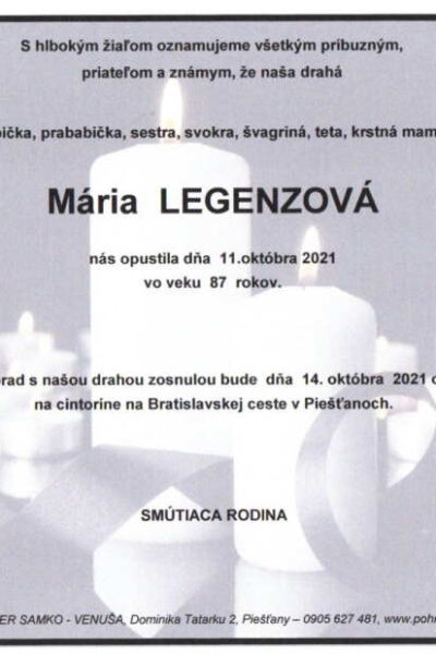 Legenzová