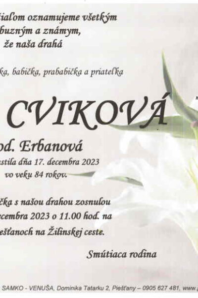 Cviková